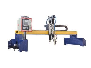 Gantry motako CNC plasma eta sugarra mozteko makina, Shanghai Laike-ren eraikuntzarako ontzi-patioetarako
